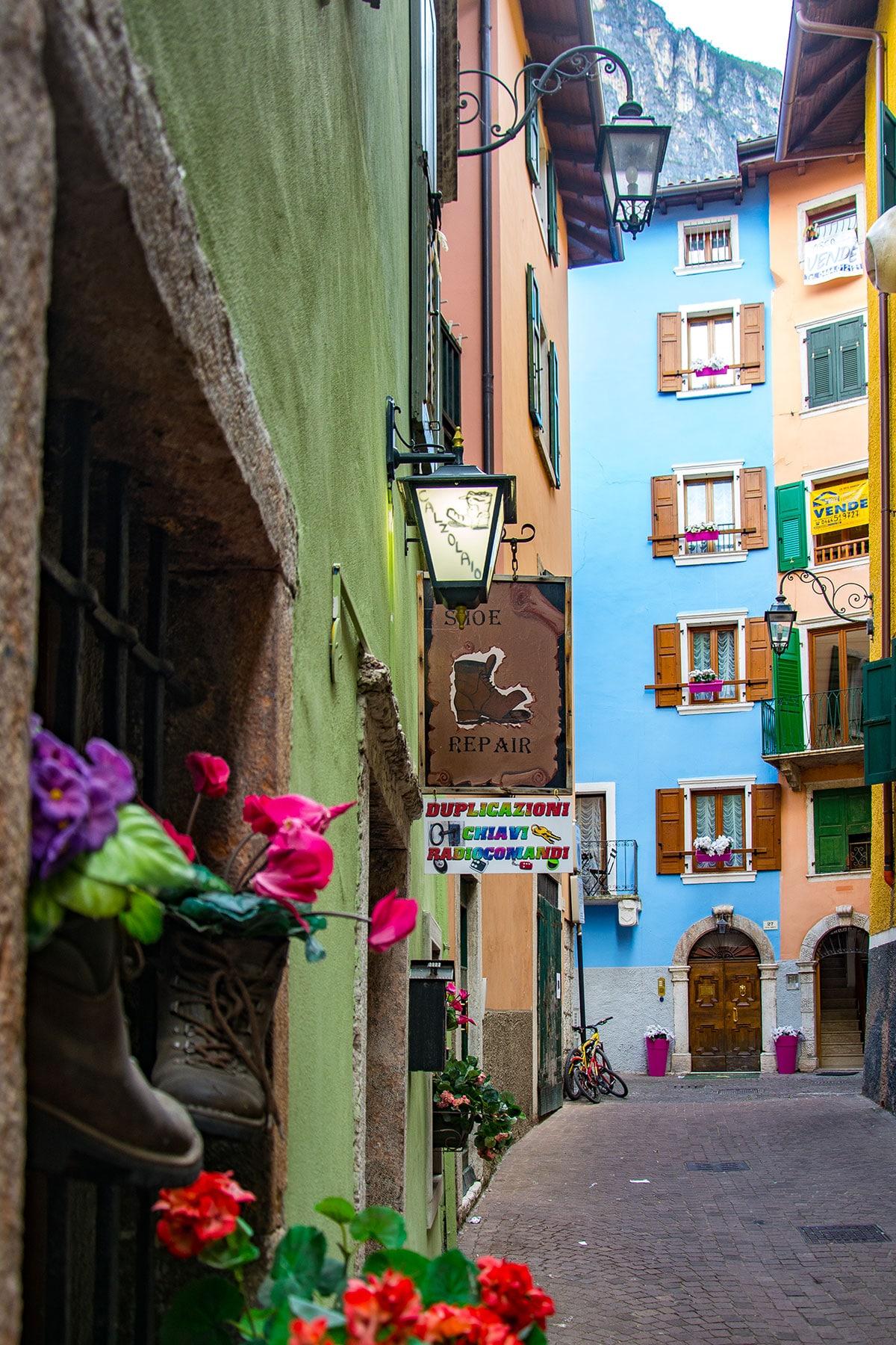The "Morocco" district of Riva del Garda