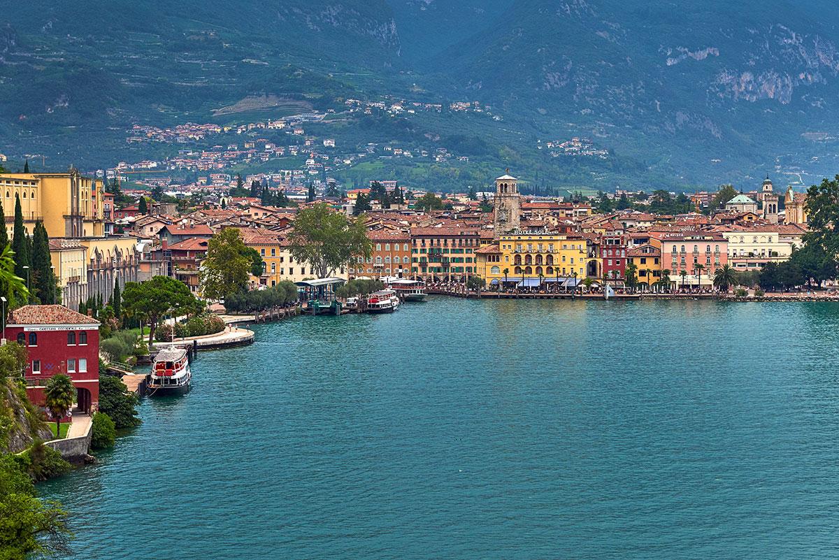 Panorama of Riva del Garda