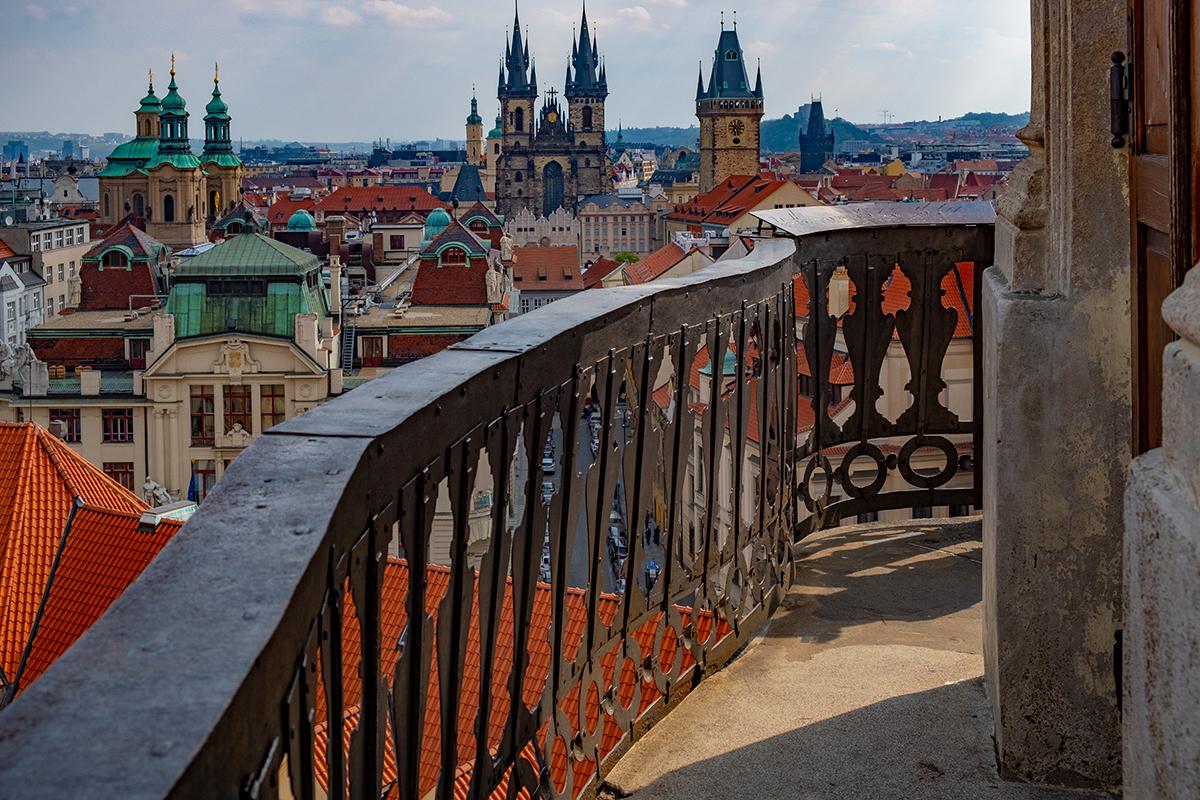 The Klementinum in Prague: Library, Bookstore, and Tower