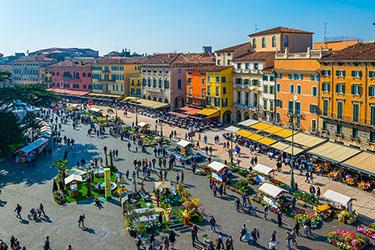 Piazza Brà in Verona