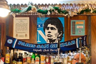 Altar of Maradona at Spaccanapoli