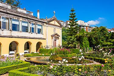 The gardens of Quinta das Lágrimas in Coimbra