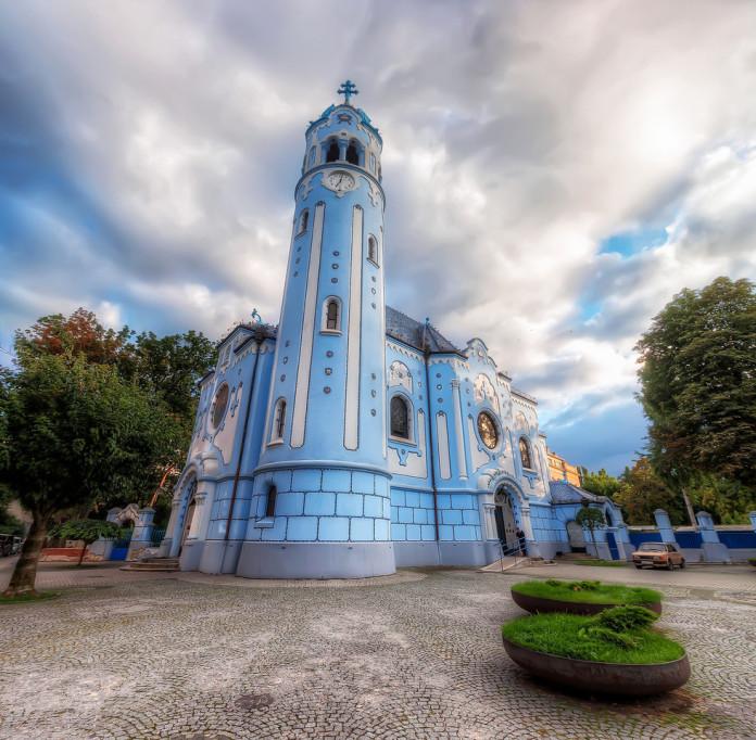 The Church of Saint Elizabeth or the Blue Church in Bratislava