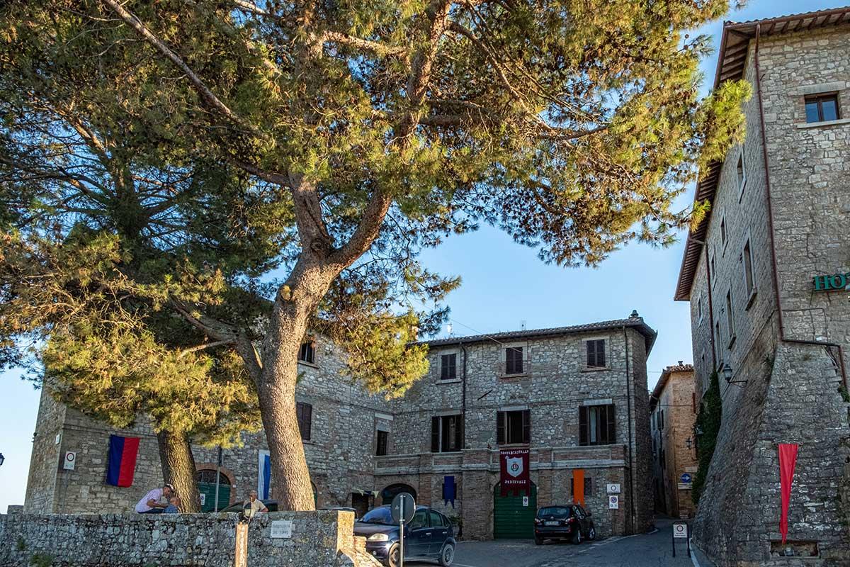 The village of Monte Castello di Vibio