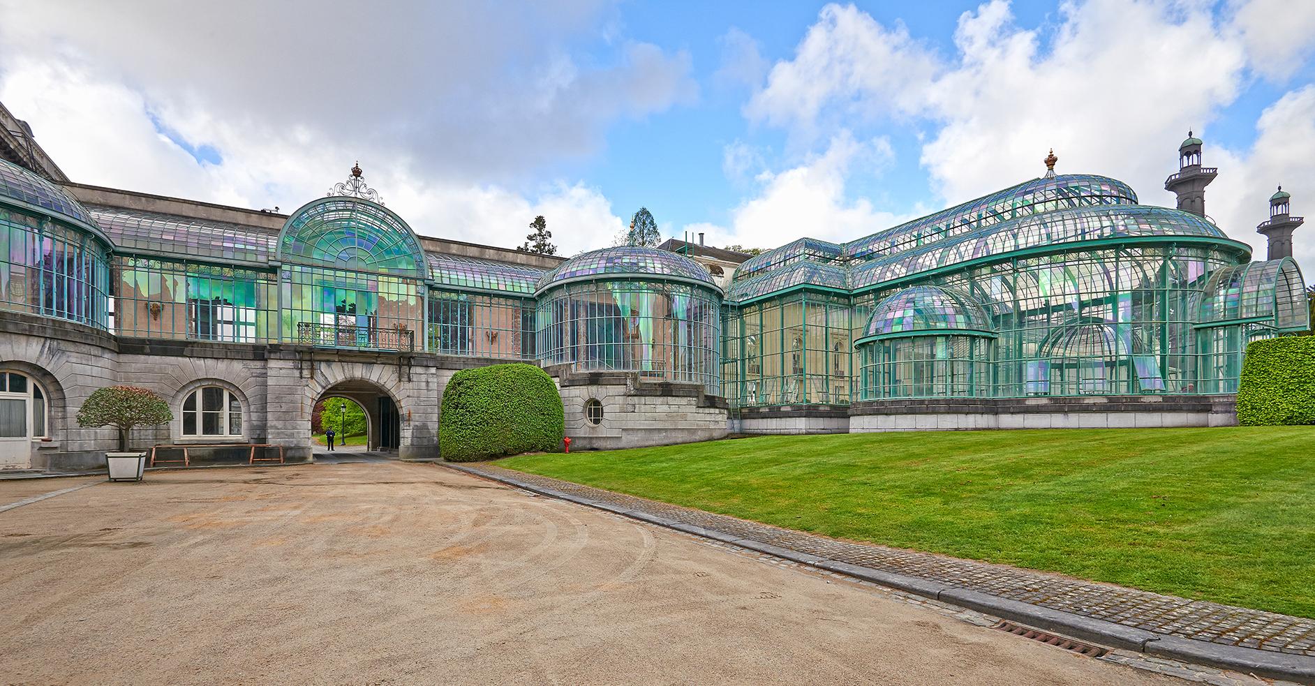 Atomium and Laeken Park in Brussels