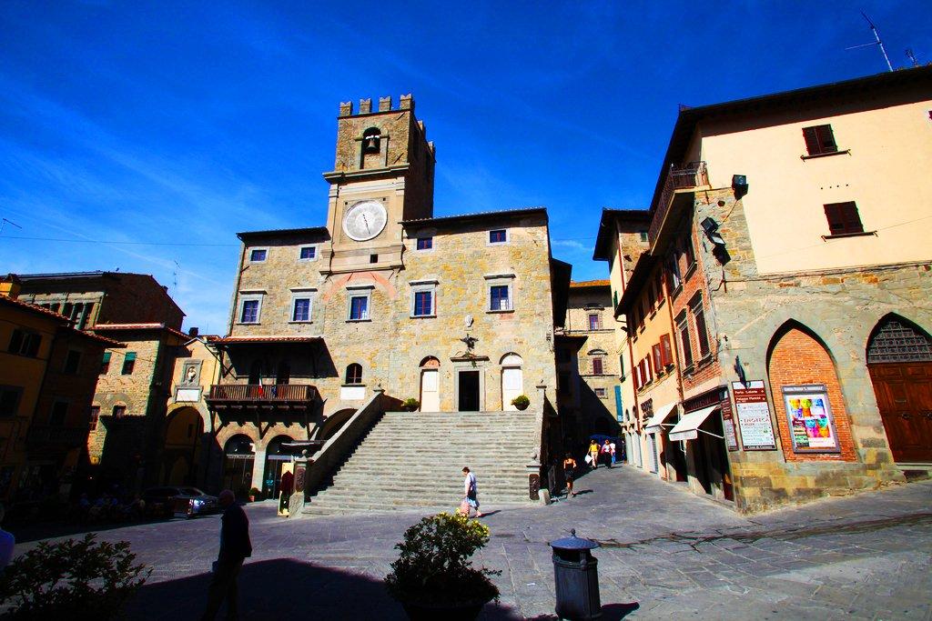 Piazza della Repubblica in Cortona