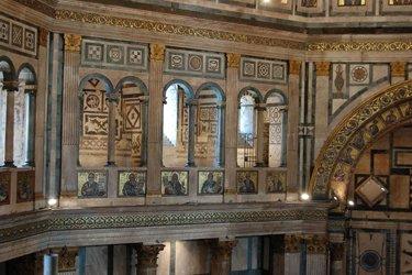 The interior of the Baptistery