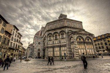The architecture of the Baptistery of Florence