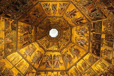 The dome of the Baptistery of Florence
