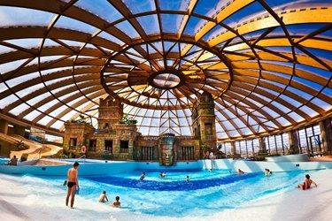 The Palatinus Baths on Margaret Island in Budapest